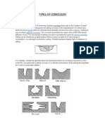 Types of Corrosion