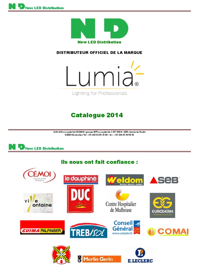 Catalogue 2014 de New LED Distribution | PDF | Diode ...