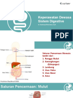 Keperawatan Dewasa Sistem Digestive