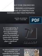 Geology Provides Essential Knowledge for Construction Materials