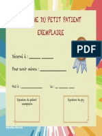 Diplôme Du Petit Patient Exemplaire