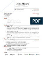 Ankit Mishra Resume PDF