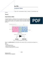 Study of Semiconductor Diode