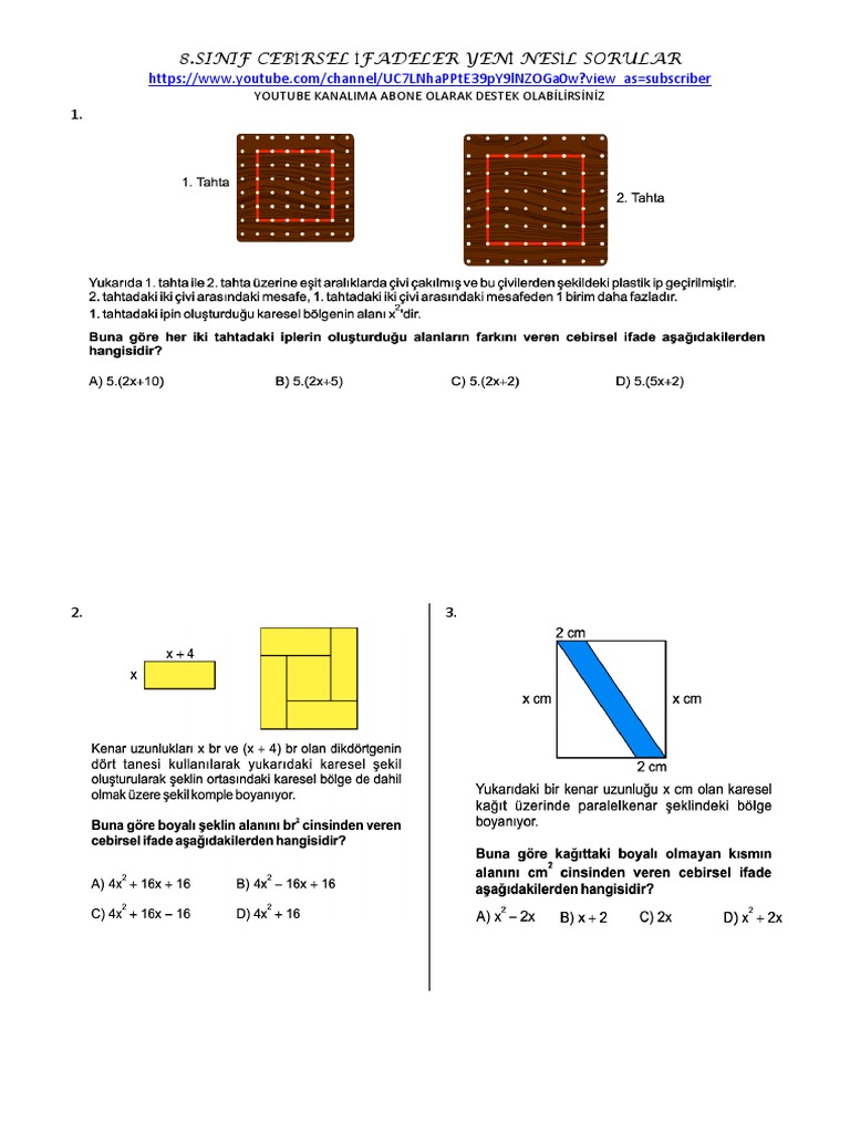 Cebir 1 | PDF