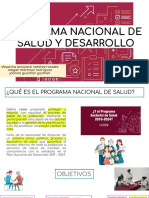 Programa Nacional de Salud y Desarrollo