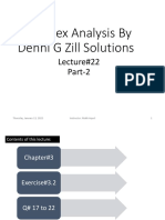 Exercise#3.2 Q#17 To 22 Complex Analysis by Denni G Zill Solutions