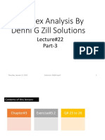Exercise#3.2 Q#22 To26 Complex Analysis by Denni G Zill Solutions