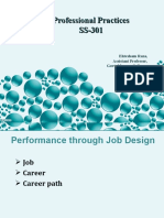 Wk 9 Performance Through Job Design
