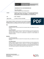 Memo Modificacion TDR