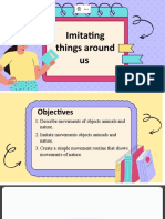 Third Quarter Lesson 1 Imitating Things Around Us