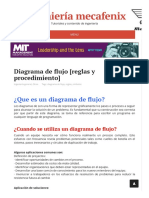 Diagrama de Flujo (Reglas y Procedimiento) - Ingeniería Mecafenix