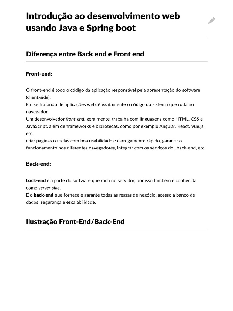 Spring Boot (Introdução) | PDF | Transferência de estado ...