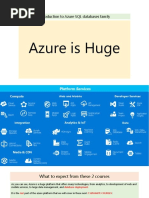 Introduction To Azure SQL Databases Family