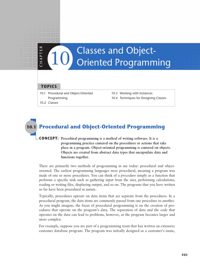 CH10 - Starting Out With Python | PDF