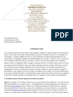 Carta Encíclica Laborem Exercens, 14 de Septiembre de 1981 - Juan Pablo II