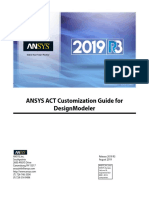 ACT Customization Guide For DesignModeler