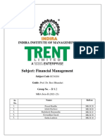 Subject: Financial Management: Indira Institute of Management, Pune