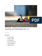 Hacking and Defending APIs 1.1