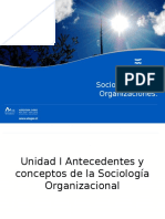 Sociologia de Las Organizaciones