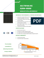 Paneles 550W AS-7M144-HC Module Specification 2279-1134-35mm