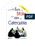 Como Leer La Biblia Con Ojos de Catequista - Libro