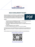 2023 Scholarship Flyer