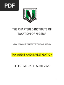 CITN PT 2 Study Text - Tax Audit and Investigation