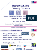 Pink Elephant EMEA LTD: Think Differently. Think Pink