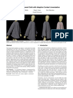 Efficient Yarn-Based Cloth With Adaptive Contact Linearization