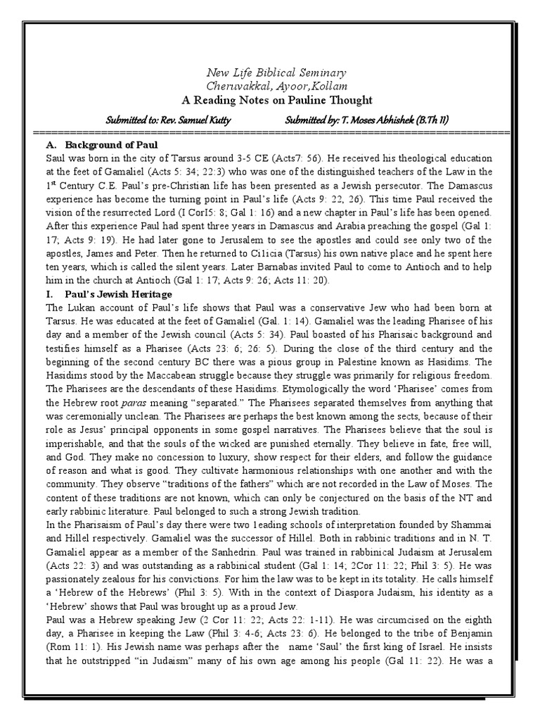 Paul: From Saul to Apostle | PDF | Paul The Apostle | Acts Of The Apostles
