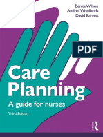 Care Planning A Guide For Nurses by Benita Wilson Andrea Woollands David Barrett