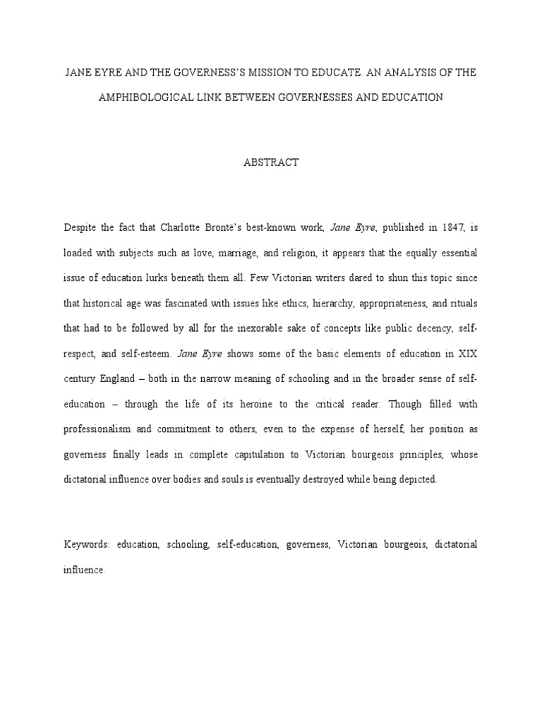 Jane Abstract | PDF