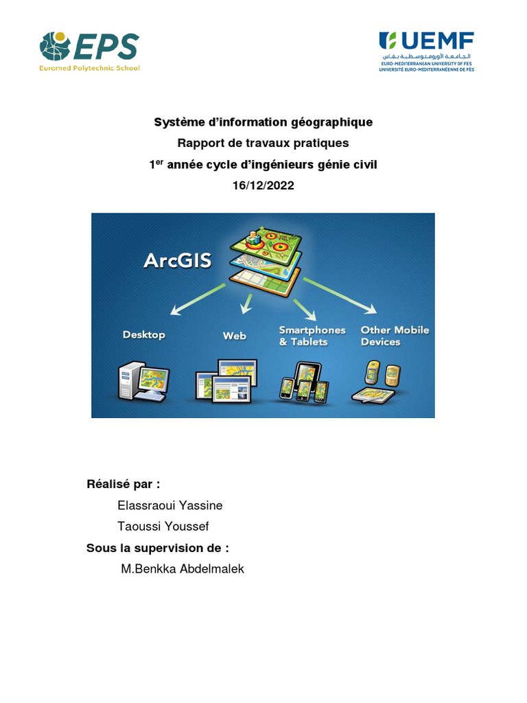 Rapport de TP SIG 1 | PDF