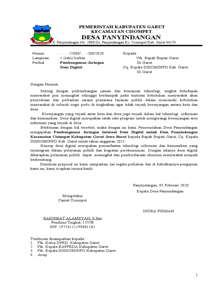 Pembangunan Jaringan Internet Desa untuk Kemajuan Sadananya