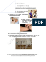 Procedure III. b. Drug Incorporation Into Volumetric Chamber