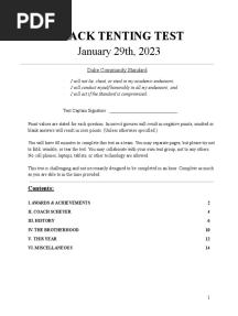Final Ordering Tenting Test 2023