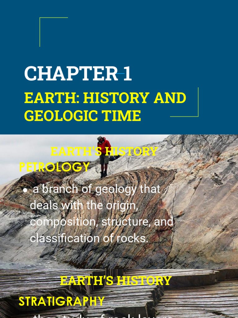 EARTH AND LIFE SCIENCE Chapter 1 PDF Geologic Time Scale Geology