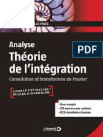 Analyse: Théorie de L'intégration