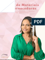 Lista de Materiais e Fornecedores