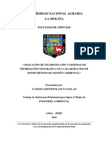 Aplicación de Teledetección y Sistemas de Información Geográfica en La Elaboración de Instrumentos de Gestión Ambiental