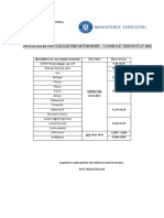 PROGRAMARE Prevalidare DEF 2023