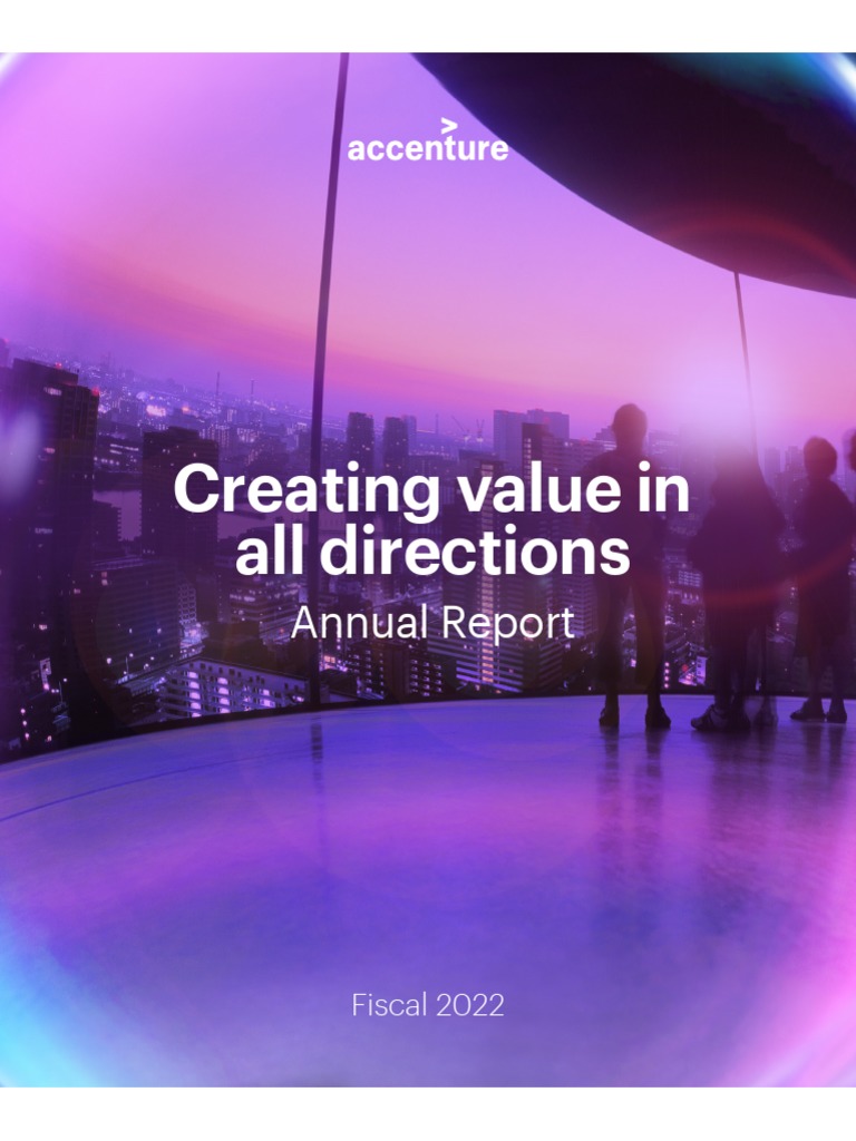 Accenture Fiscal 2022 Annual Report PDF Form 10 K Securities (Finance)