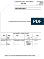 FM-GQ-P-003 Procedimiento de Control de Documentos y Registros