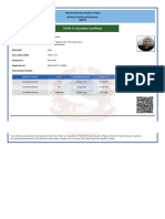 Digital Document of Covid-19 Vaccination Certificate
