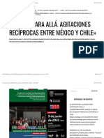 De Aquí para Allá. Agitaciones Recíprocas Entre México y Chile - Al Día Ags