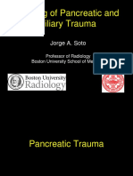 Pancreatic and biliary trauma