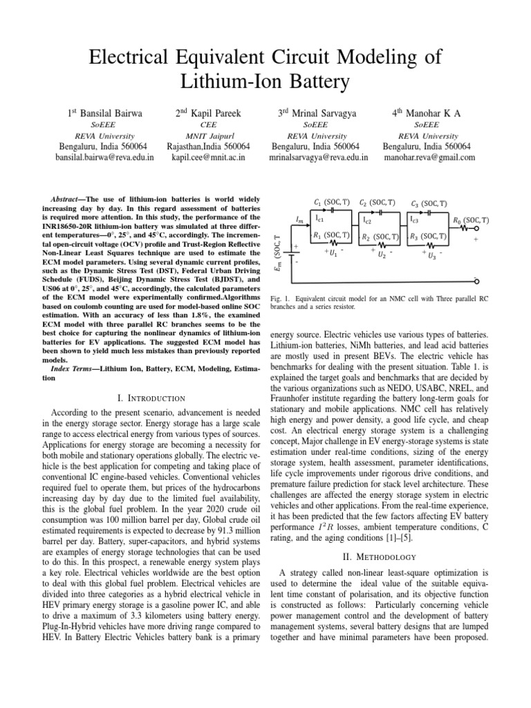 Equivalent Circuit Modeling Of Llc