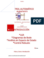 Control Automático Avanzado - 1raprueba