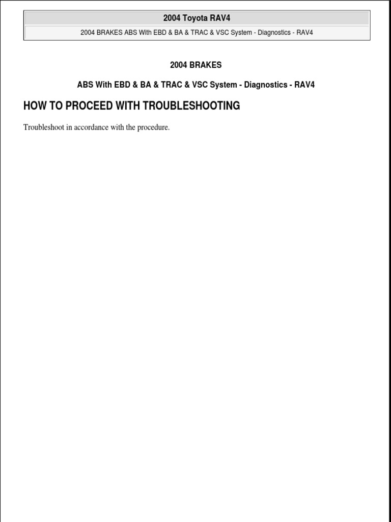 Abs Diagnostics Pdf Anti Lock Braking System Motor Vehicle