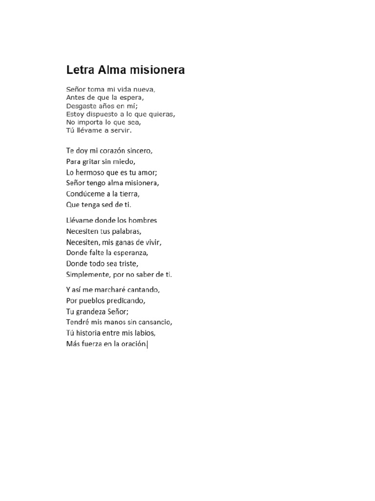 Alma Misionera | PDF